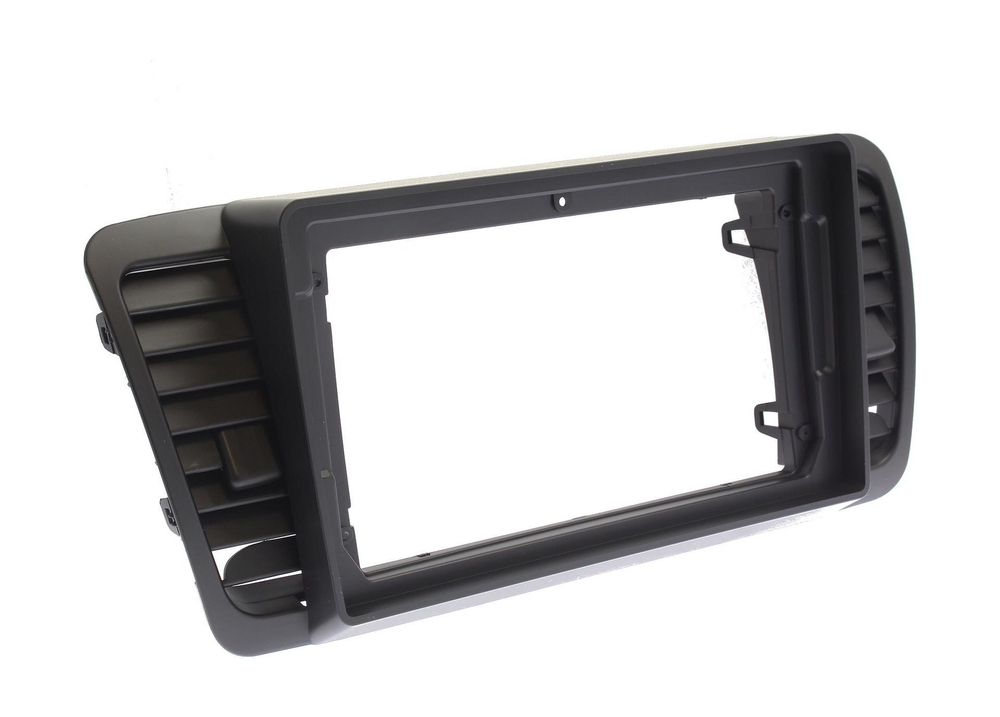 Комплект рамки с разъёмами 9" Subaru Outback 3 BP, Legacy 4 BL 2004-2009 (левый руль)черная вниз с воздуховодами - Car-Smart 3069