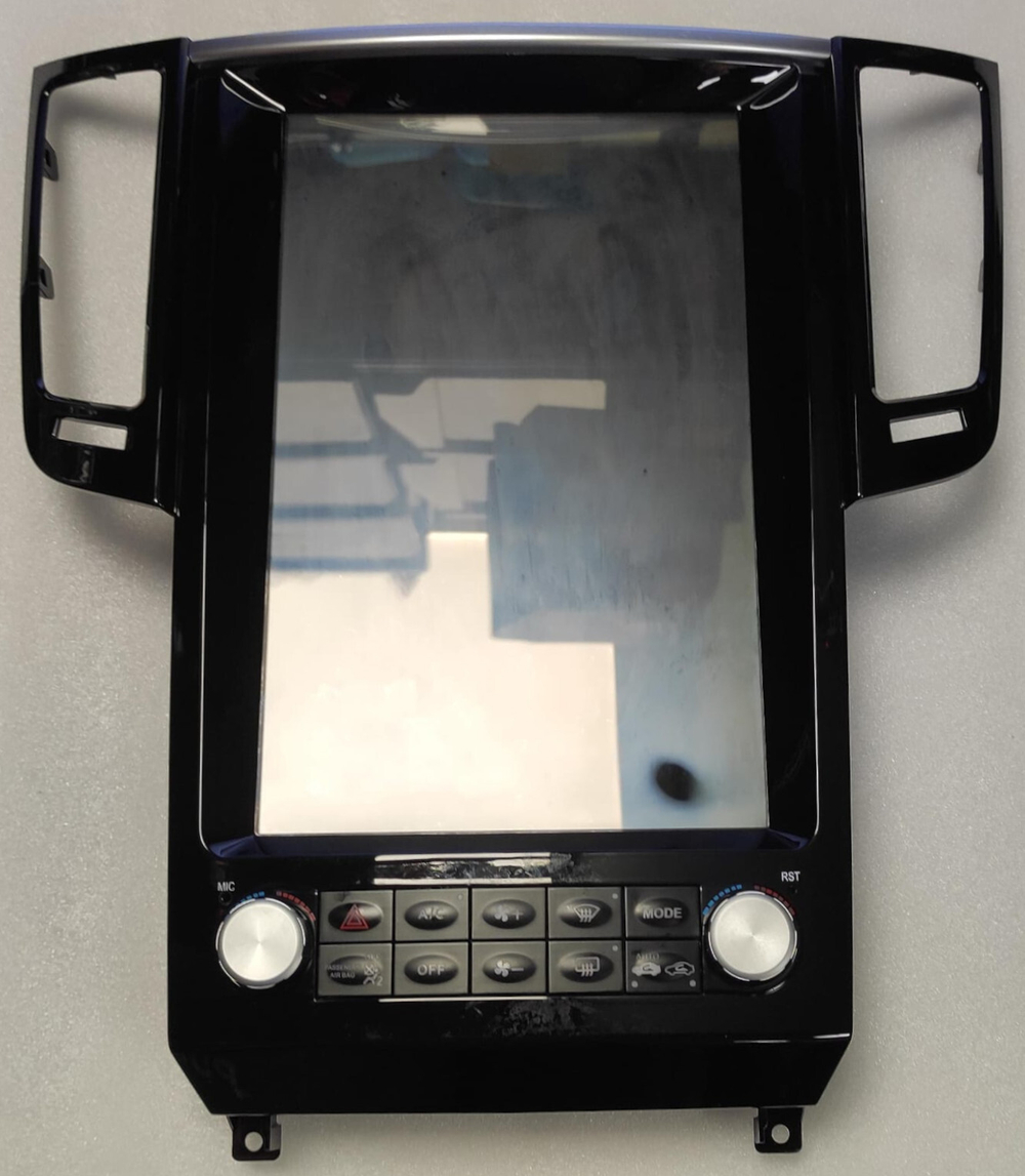 Магнитола для Infiniti QX70, FX30d, FX35 (S51), FX37, FX50 2008-2018 - Carmedia ANS-1828 Тесла-Стиль монитор 13.6" на Android 10, 4/64Гб, Carplay, 4G SIM-слот