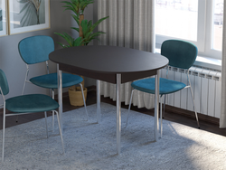 Стол обеденный раздвижной (сонома), ЛДСП, Росток