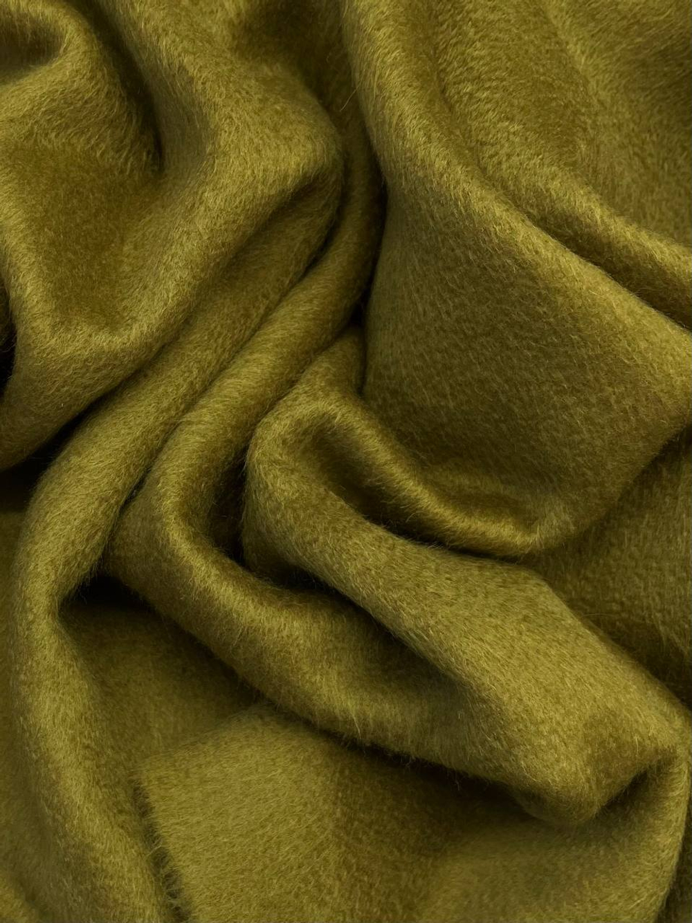 Кашемир пальтовый double face Loro Piana оливковый