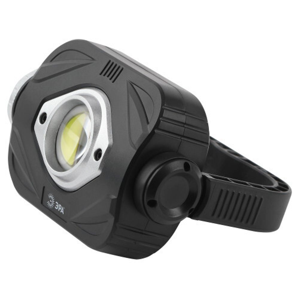 Светодиодный фонарь ЭРА PB-701 прожектор 3Вт на батарейках 3хАА с ручкой на магните