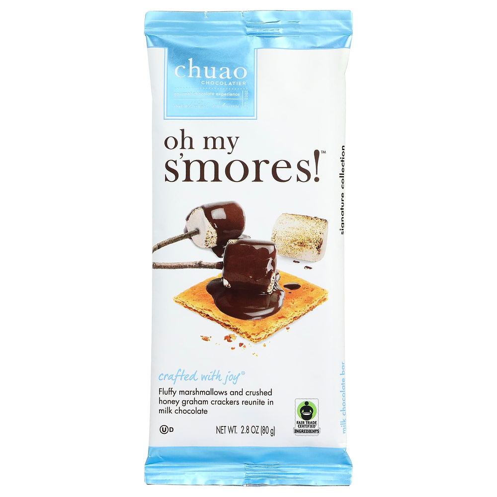 Chuao Chocolatier, молочный шоколад, Oh My S'mores!™, 80 г (2,8 унции)