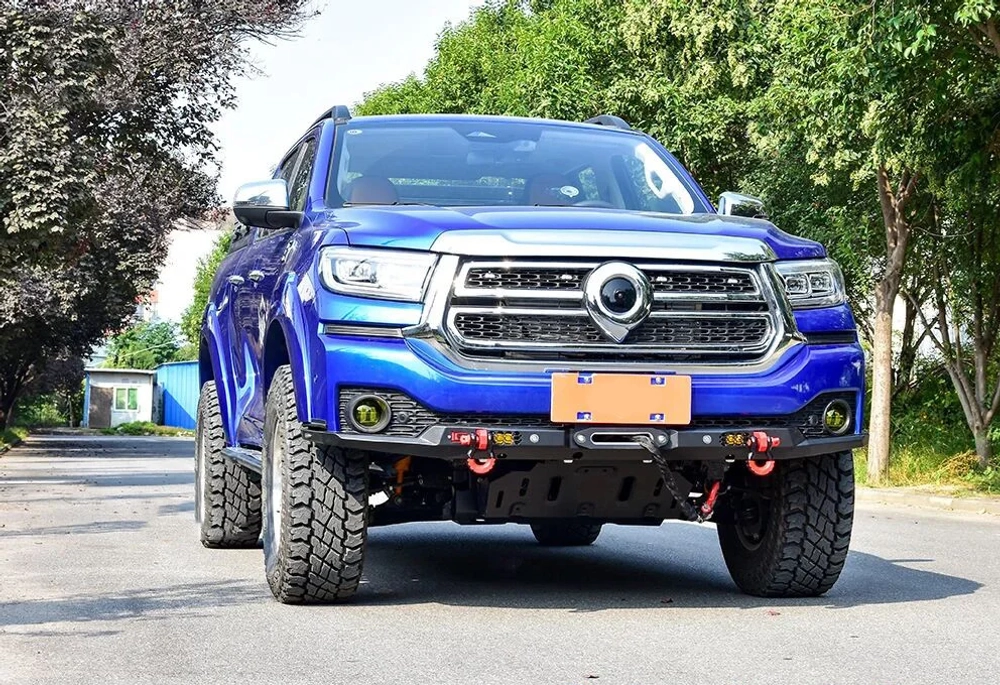 Силовой обвес для GWM Poer KingKong 2023+ Great Wall Motor Поэр Кинг Конг стальной бампер защита