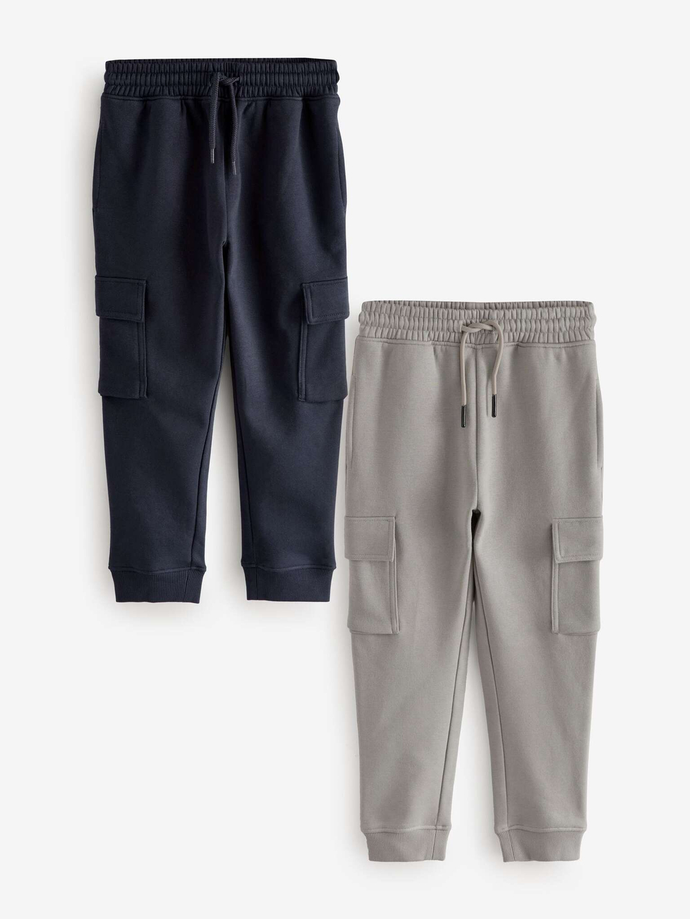 Брюки карго для мальчика Next B14-073, 2 шт., Темно-синий, Серый