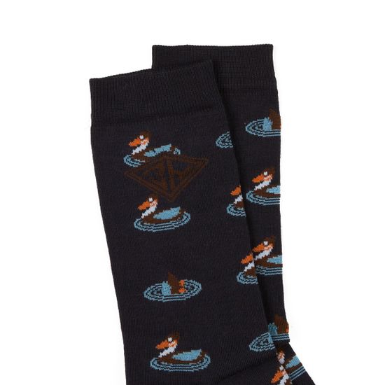 Носки ЗАПОРОЖЕЦ Утки Темно-Синий