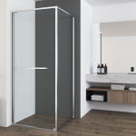 Душевой уголок Теси (Tesi) Vincea VSRW-7TS9090CL, 900*900, хром, стекло прозрачное
