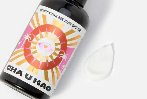 CHA U KAO Солнцезащитный крем для лица и тела SPF 50 DON'T KISS ME SUN