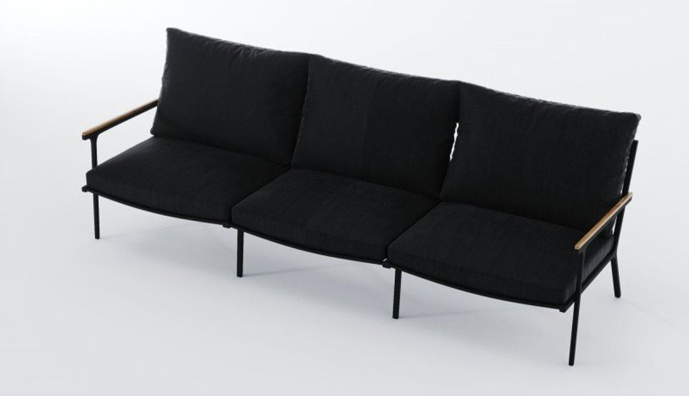 Calma long, набор антрацит/черный, алюминий