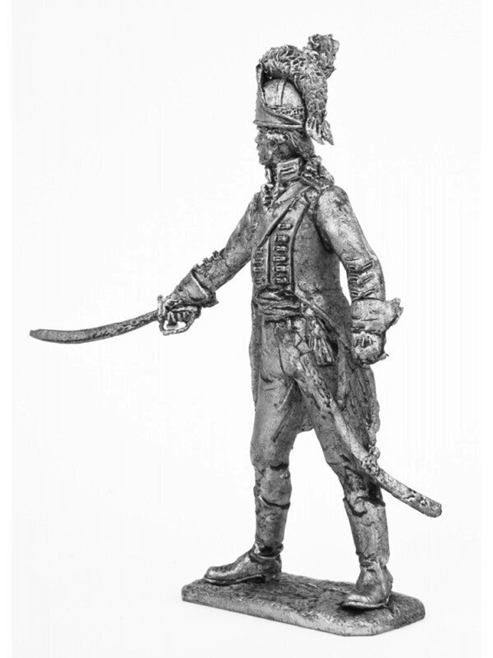 Оловянный солдатик офицер шеволежеров 1803 год. Княжество Хессен-Дармштадт