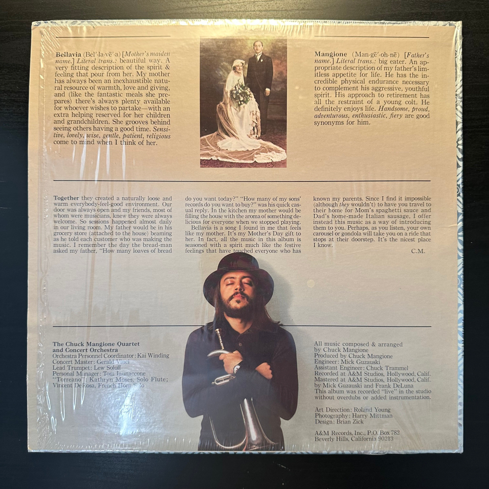 Chuck Mangione - Bellavia (США 1975г.)