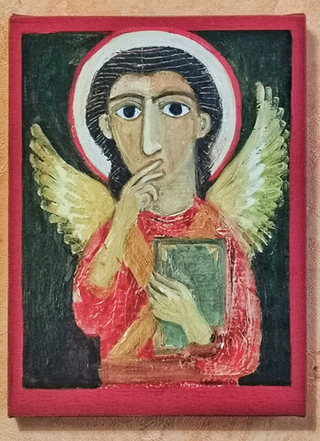 Постер «Ангел с Писанием»