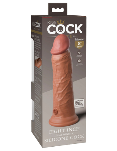 Фаллоимитатор KC Elite 8" Dual Density Silicone Dong -Tan Pipedream 577222PD
