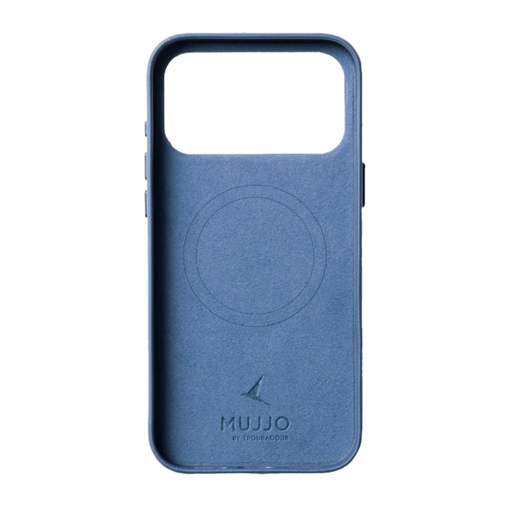 Кожаный чехол MagSafe Mujjo Full Leather Case для iPhone 17 Pro Max Чехол из натуральной телячьей велюровой цельнозерновой кожи с мелкозернистой фактурой и сенсорной накладкой для Контроллера камеры