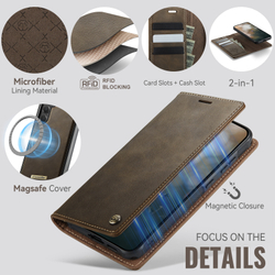 Чехол-кошелек CaseMe 2 in 1 MagSafe Samsung Galaxy S24+