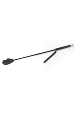 Стек кожаный с окончанием в форме ладони (черный) (Цвет: черный)