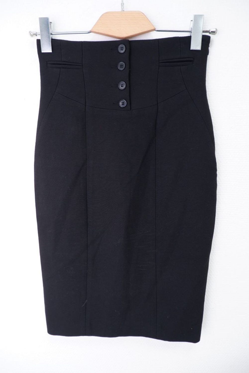 Юбка Zara черная 42 размер