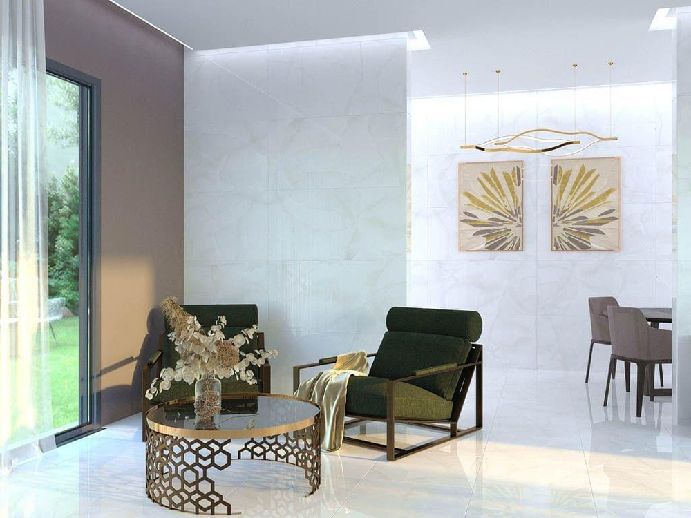 AGL Tiles Arctic Ice White 60x120