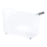 Органайзер с ручкой на колесах 10,5л прозрачный