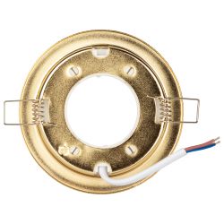 KL70 GD /1 Светильник ЭРА под лампу Gx53 тонкий, 220V, 13W, золото