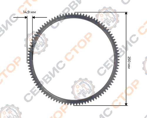 Венец маховика Z-97 178F