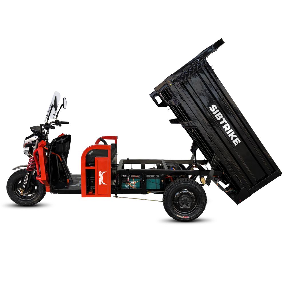 Грузовой электрический трицикл WHITE SIBERIA SIBTRIKE CARGO 1.6 2000W (60V/55Ah) фото №13