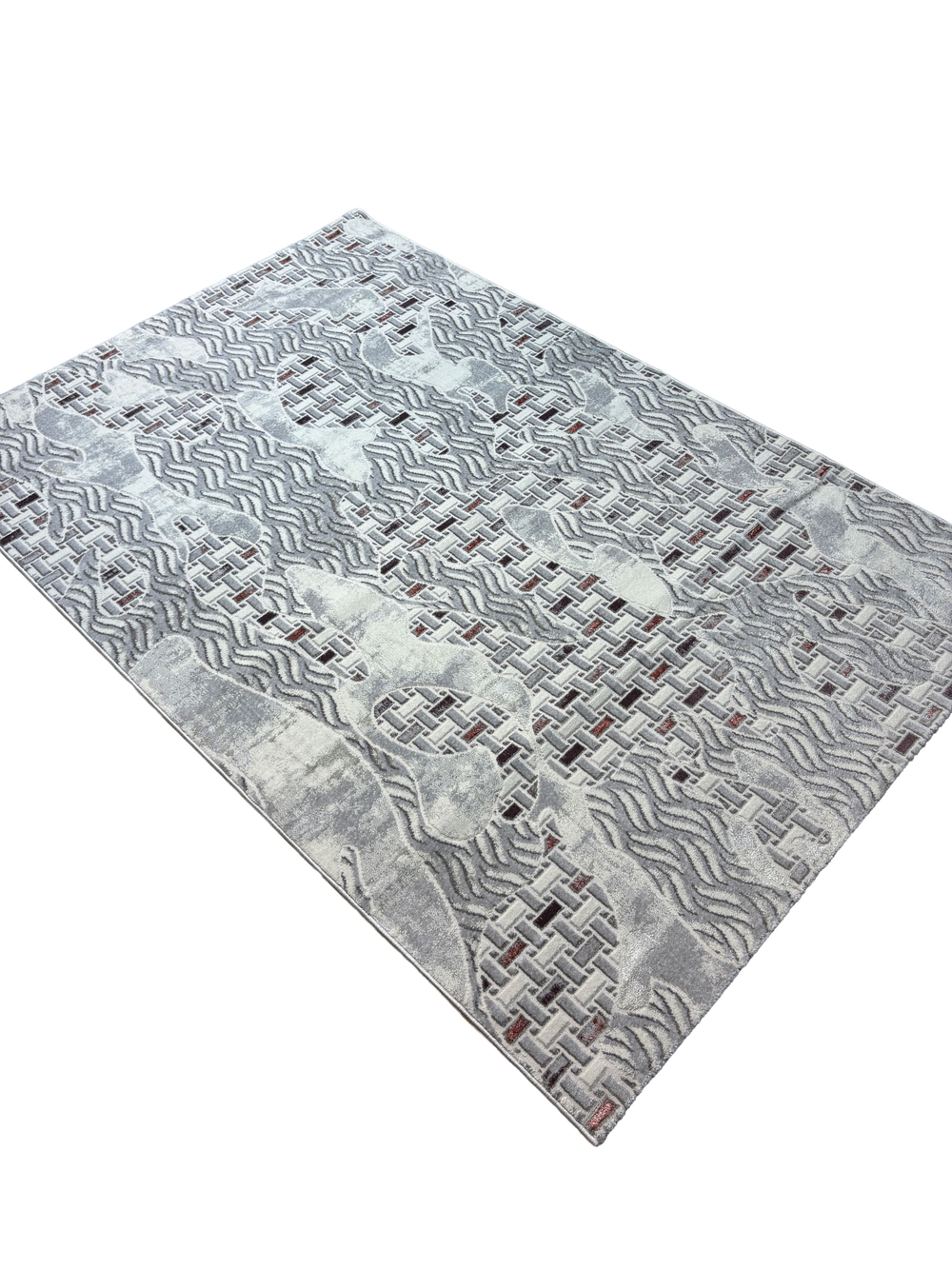 Ковер Roma 38470A Rose FLS/L.Grey Прямоугольник