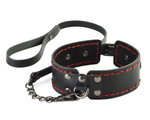 Ошейник Sitabella Богема с поводком чёрный