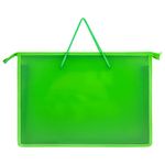 Папка на молнии с ручками ПИФАГОР А4, 1 отделение, пластик, ручки-шнурок, "Dive into drive", 272112