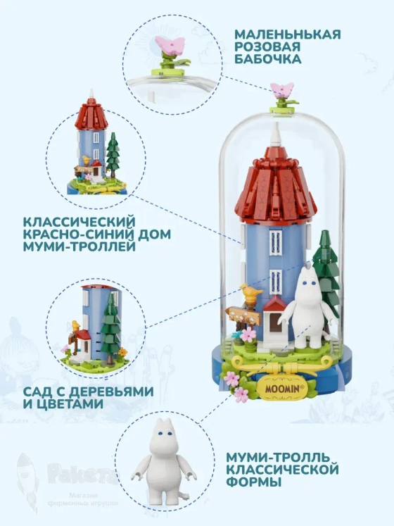 3Д Конструктор Весенняя долина Муми Троллей