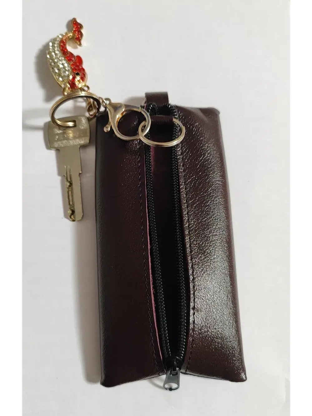 Ключница карманная из натуральной кожи