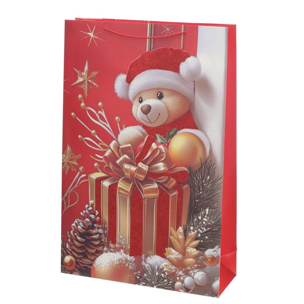 GAEM Пакет подарочный XXL (бумага 210г/м2, блок 12шт), L49 W17 H74 см, 4в.