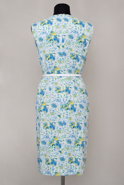 Летнее платье 900Л, голуб.цветок #40ГЦ05900Л