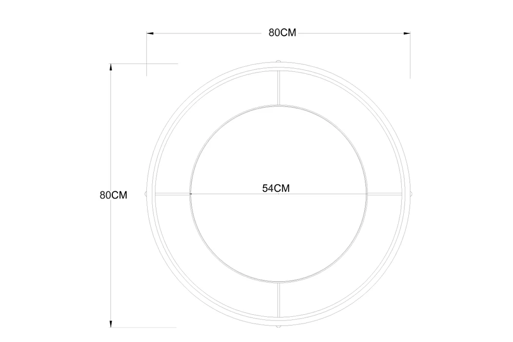 Зеркало Garda Decor 19-OA-9128