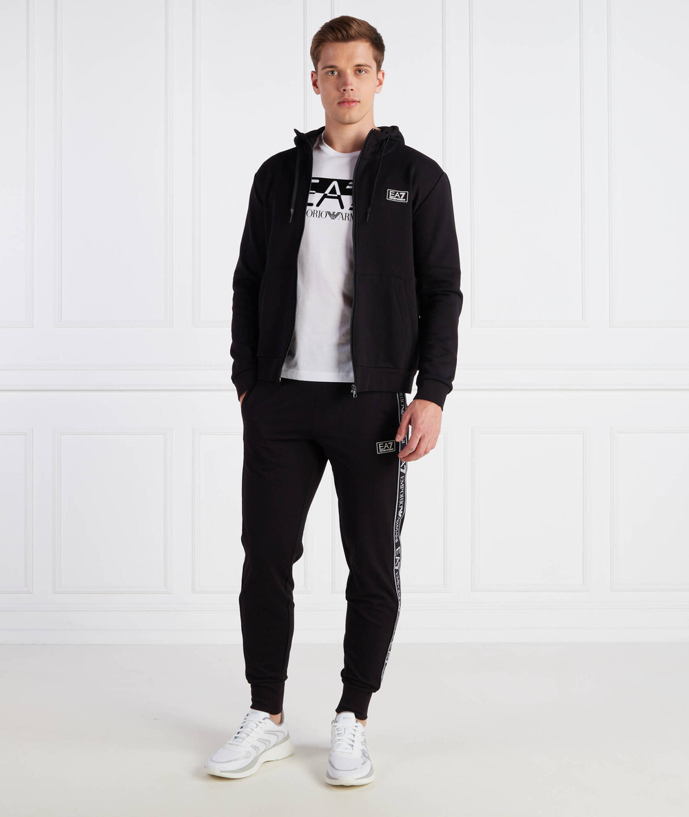 Худи EA7 - черный(6RPM81 PJ07Z)