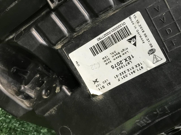 Фара левая Porsche Panamera 2 971 (16-20) Black