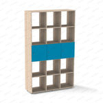 дуб сонома/синий двусторонний