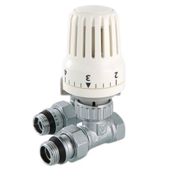 Комплект терморегулирующего оборудования Valtec 1/2" прямой (арт. VT.046.N.04)