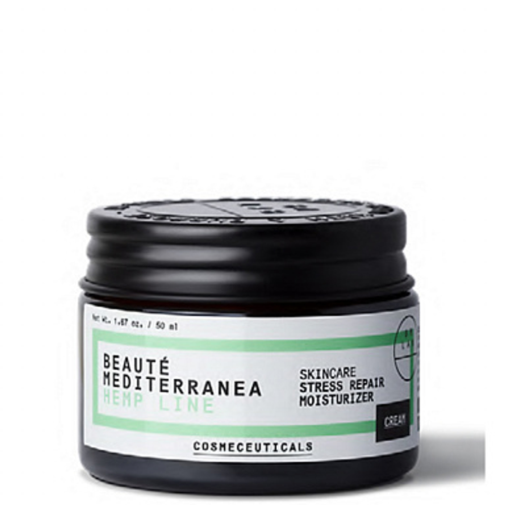 BEAUTE MEDITERRANEA Восстанавливающий увлажняющий крем для лица на основе масла семян конопли 50мл