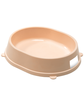 Миска пластиковая "Карамель", бежевая, 0,2л, Gamma