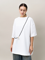 Сотуар из Чёрного агата "Long Pearl" Gold