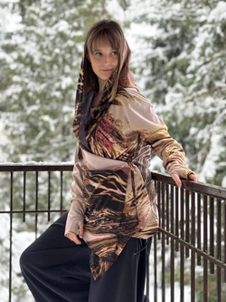 Мантия + Майка / пустынная акварель