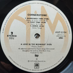 Винтажная виниловая пластинка LP Styx Cornerstone (Japan 1979) (Obi) Borrowed Time
