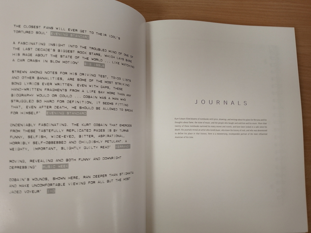 Kurt Cobain : The Journals