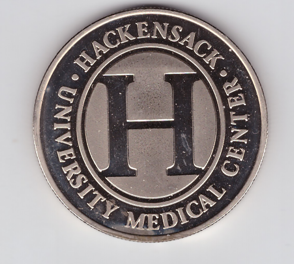 Жетон "Медицинский центр Hackensack"