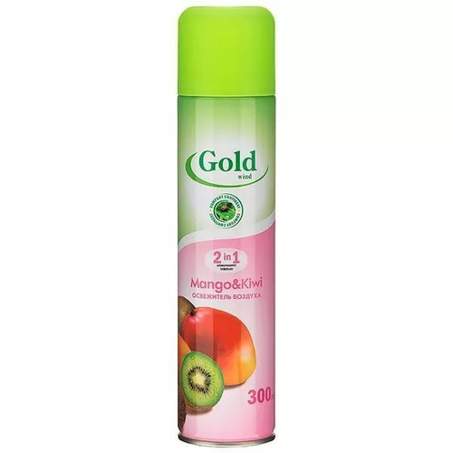 Освежитель воздуха Голд Винд Манго + Киви 300 мл