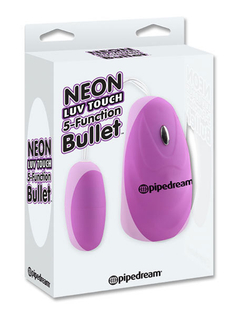 Сиреневая вибропуля из линейки Neon Luv Touch,  5.7 см