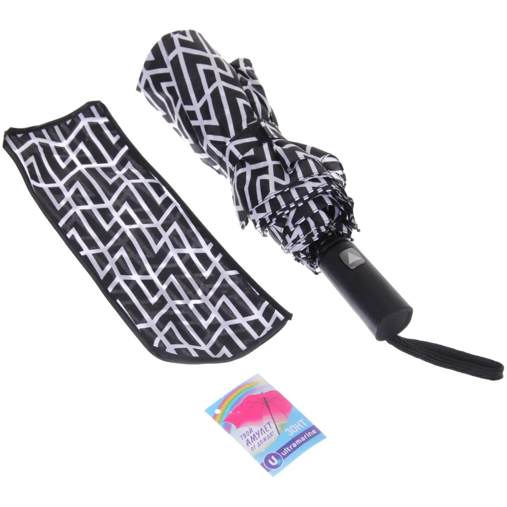 Зонт женский полуавтомат «Тэлли», микс 4 цвета, 8 спиц, d-100см, длина в слож. виде 30см