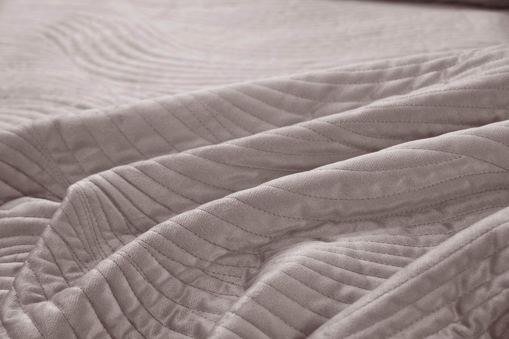 Покрывало 160х220 и наволочка 50x70 Sofi De MarkO Жизель сиреневое