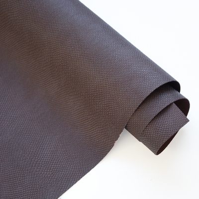 Кожзам переплетный с тиснением "Питон", какао