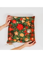 Подушка с наполнителем из кедровой стружки "Новогодняя"